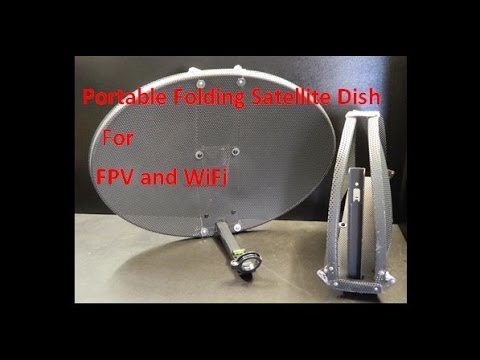 Portable Folding Satellite Dish for FPV and WiFi - UCHqwzhcFOsoFFh33Uy8rAgQ