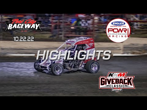 10.22.22 POWRi Outlaw Micro Sprint League Highlights from Port City Raceway - dirt track racing video image