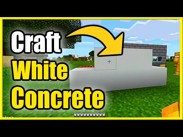 All the white blocks in Minecraft