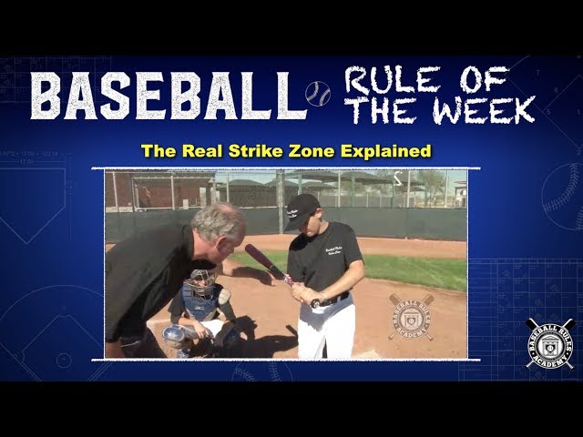 What Is The Baseball Strike Zone?