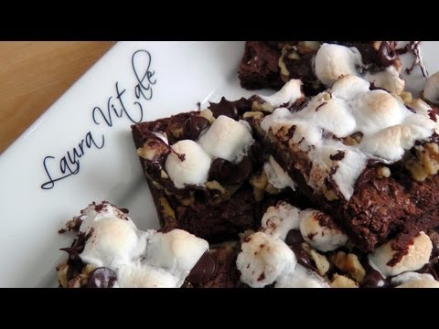 Rocky Road Brownie Bars - Recipe by Laura Vitale - Laura in the Kitchen Episode 183 - UCNbngWUqL2eqRw12yAwcICg