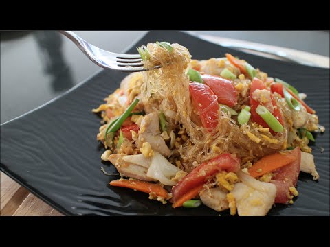 Glass Noodle Stir-Fry Recipe "Pad Woon Sen" ผัดวุ้นเส้น - Hot Thai Kitchen! - UC27C_HWo-UmKkdWGsRJZ8EA