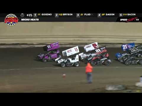 3.21.19 POWRi Outlaw Micro Sprint League at Creek County Speedway - dirt track racing video image