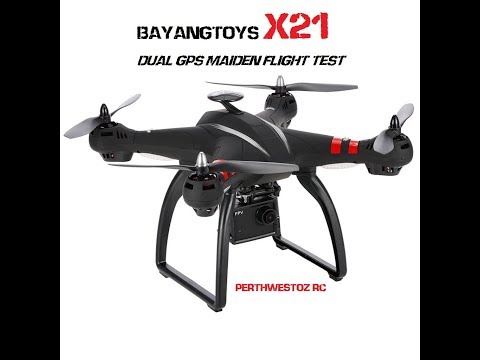 BAYANGTOYS X21 DUAL GPS DRONE MAIDEN FLIGHT TEST - UCu9W2fjJrH8E6aa1AQuSD4A