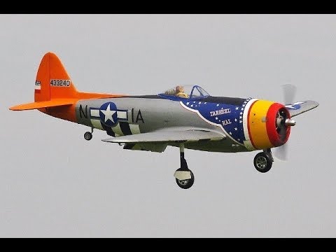 GIANT SCALE TOP FLITE RC P-47 THUNDERBOLT / JUG RTF - 65cc 5 CYL RADIAL - LEE / DEAN - CMAC 2014 - UCMQ5IpqQ9PoRKKJI2HkUxEw