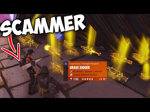 Dumbest Scammer Gets Scammed For 10 + GUNS! - Fortnite Save The World - UC8Xpv5zFc-MZrX4Czo6tKVA