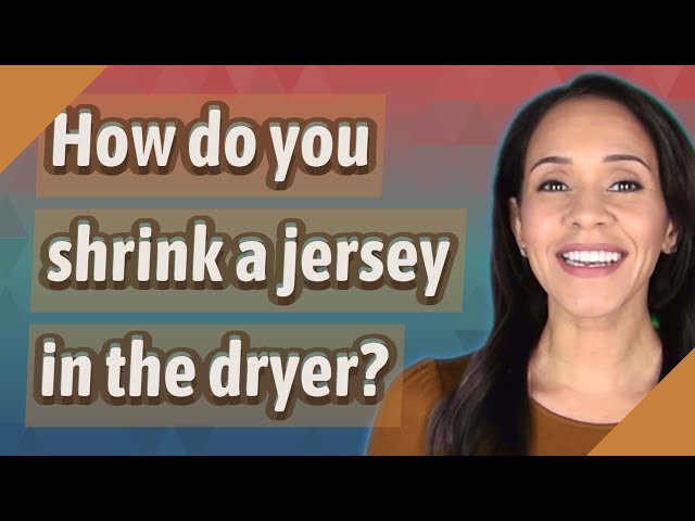 How to Shrink My NFL Jersey
