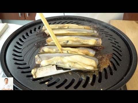 LIVE!! Grilled Razor Clams  - How To Series - UCbULqc7U1mCHiVSCIkwEpxw