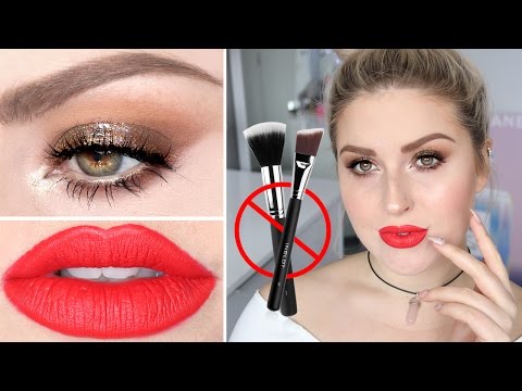 FULL FACE USING FINGERS (No Brushes) Challenge ♡ Shaaanxo - UCMpOz2KEfkSdd5JeIJh_fxw