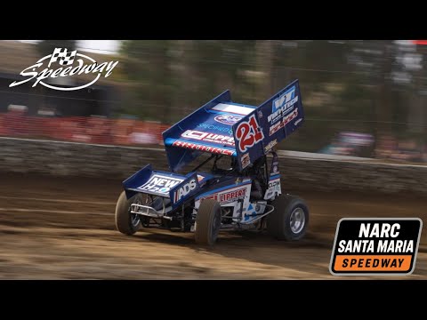 410 Winged Sprint Cars | NARC King of the West FULL EVENT | Santa Maria Speedway | July 26, 2025 - dirt track racing video image