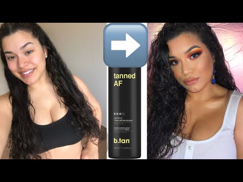 FULL Tanning Routine with B.TAN - Pale to Glowing - UCwOT5edEW44L3gL1cZSIxkg