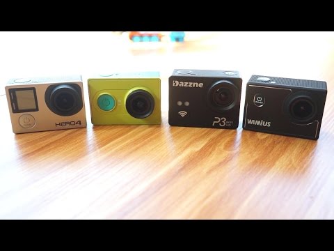 GoPro 4 Vs Xiaomi Yi Vs Dazzne P3 Vs Winmius HD Action Sports camera showdown - UCsFctXdFnbeoKpLefdEloEQ