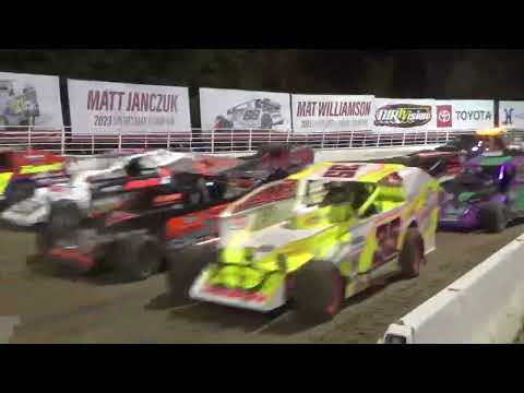 Salute to the Troops 150 4-Wide Parade Lap - dirt track racing video image