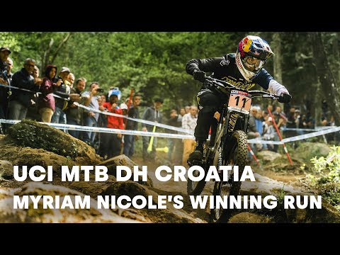 UCI MTB 2018: Myriam Nicole's winning downhill run in Croatia - UCblfuW_4rakIf2h6aqANefA