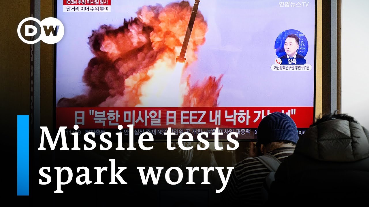 North Korea fires suspected intercontinental ballistic missile (ICBM) | DW News