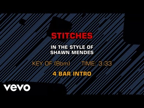 Shawn Mendes - Stitches (Karaoke) - UCQHthJbbEt6osR39NsST13g