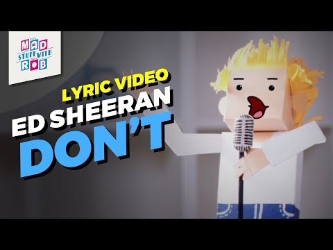 Ed Sheeran - Don't | Lyrics Video