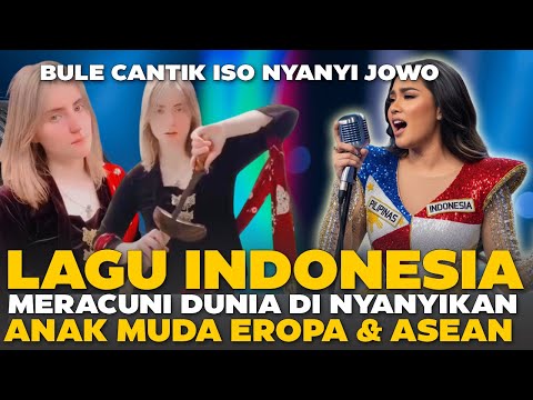 Lagu Indonesia MERACUNI Anak Muda Eropa & ASEAN — Bule Cantik Nyanyi Jawa