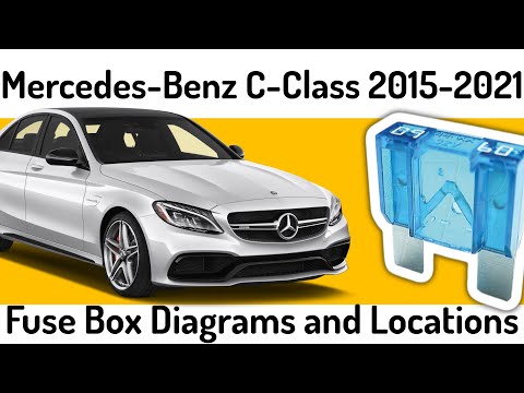 Где находятся предохранители Mercedes Benz класса C?