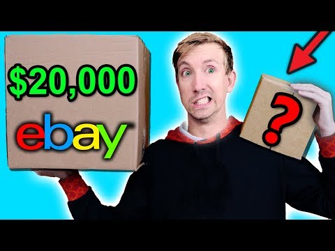 $10 VS $20,000 EBAY MYSTERY BOX Challenge Unboxing Haul! (Penny worth more than Bitcoin?!) - UCwaNuezahYT3BOjfXsne2mg