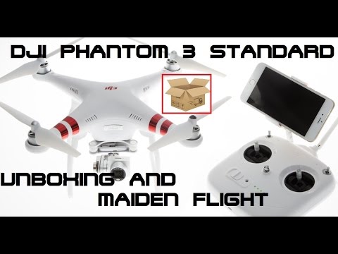 DJI PHANTOM 3 STANDARD Un-Boxing And Maiden Flight! - UCU33TAvzA-wgPMgcrdMVIdg