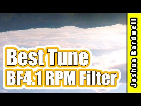 Betaflight 4.1 RPM filter best settings to kill propwash - UCX3eufnI7A2I7IkKHZn8KSQ