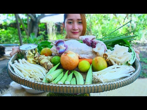 Yummy Chicken Tom Yum Cooking - Chicken Tom Yum Recipe - Cooking With Sros - UCHp19YI5Alff6jfadPx4l6Q