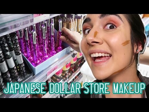 Japanese Dollar Store Makeup Challenge - UCbAwSkqJ1W_Eg7wr3cp5BUA