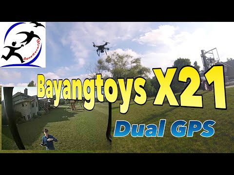 Bayangtoys X21 drone with Dual GPS, Cool features for the price, but low performance - UCzuKp01-3GrlkohHo664aoA
