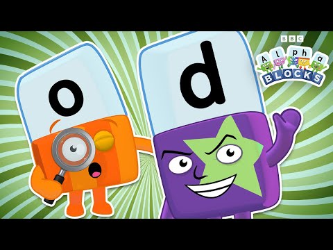 D is for Dinosaur! 🦕 | Learn to Read | @officialalphablocks