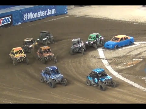 Monster Jam - UTV Racing @ Tacoma Dome 2016 - dirt track racing video image