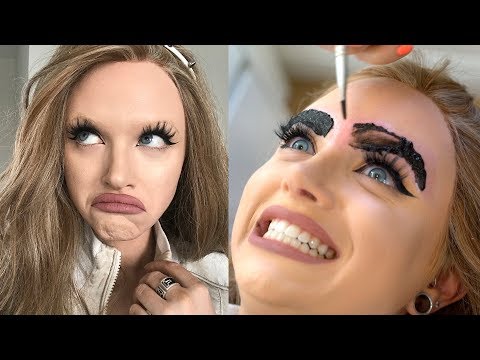 Why I Don't Have Eyebrows and Seeing My Brows for the First Time EVER (Kelley Baker Brow Makeover!) - UCoziFm3M4sHDq1kkx0UwtRw