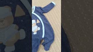 6888 macacao bebe menino plush canelado marinho