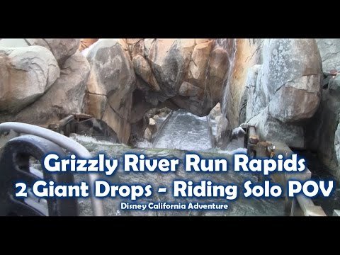 [HD] Grizzly River Run Rapids Ride - 2 DROPS! - Disneyland - California Adventure - Rapid Ride - UCbDGvfJHf0r_WjS9voB8POA