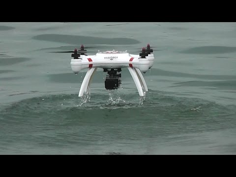 Mariner Quadcopter Takeoff and landing from River - UCsFctXdFnbeoKpLefdEloEQ