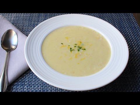 Avgolemeno Soup Recipe - How to Make Greek Lemon Chicken Rice Soup - UCRIZtPl9nb9RiXc9btSTQNw