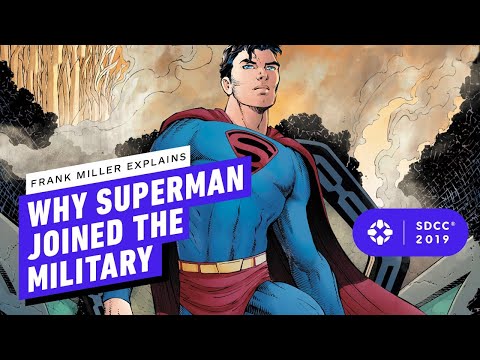 Superman Year 1: Frank Miller Explains Why Superman Had to Join The Military - Comic Con 2019 - UCKy1dAqELo0zrOtPkf0eTMw