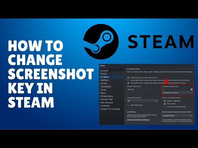 How To Screenshot On Steam [Screenshot Button]