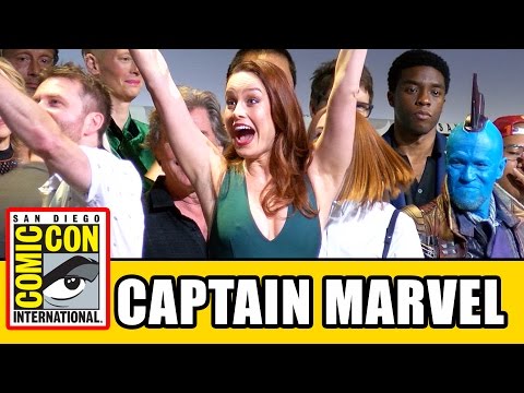 CAPTAIN MARVEL Marvel Comic Con Panel Brie Larson Announcement - UCS5C4dC1Vc3EzgeDO-Wu3Mg