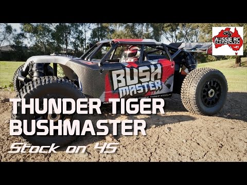 Thunder Tiger Bush Master First Running Video Stock - UCOfR0NE5V7IHhMABstt11kA