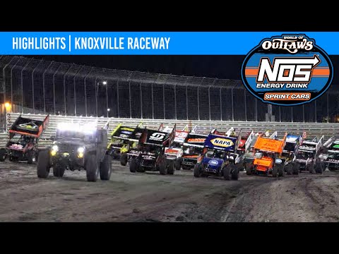World of Outlaws NOS Energy Drink Sprint Cars Knoxville Raceway, June 11, 2022 | HIGHLIGHTS - dirt track racing video image