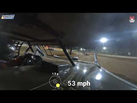 #164 Michael Muskrat - Super Stock - 10-26-2024 Springfield Raceway - In Car Camera - dirt track racing video image