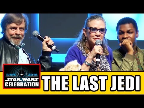 STAR WARS THE LAST JEDI Celebration Panel - Carrie Fisher, Mark Hamill, John Boyega - UCS5C4dC1Vc3EzgeDO-Wu3Mg