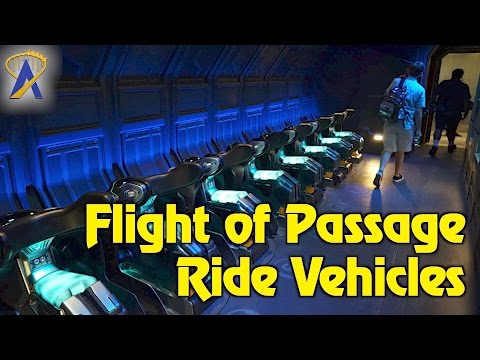 Closer look at Avatar Flight of Passage ride vehicles in Pandora at Animal Kingdom - UCFpI4b_m-449cePVasc2_8g