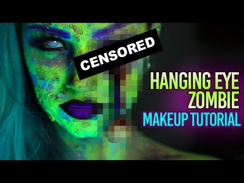 Hanging Eye Neon Zombie -- FX Makeup Tutorial - UCoziFm3M4sHDq1kkx0UwtRw