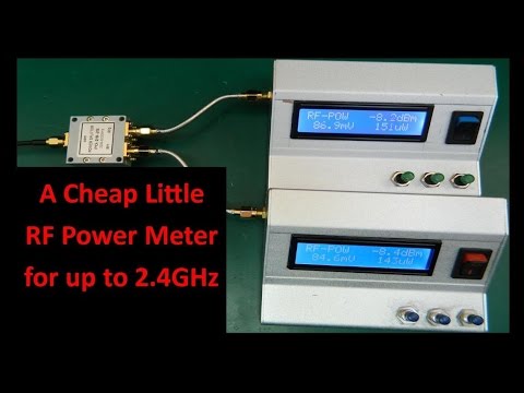 A Cheap Little RF Power Meter for up to 2 4GHz - UCHqwzhcFOsoFFh33Uy8rAgQ