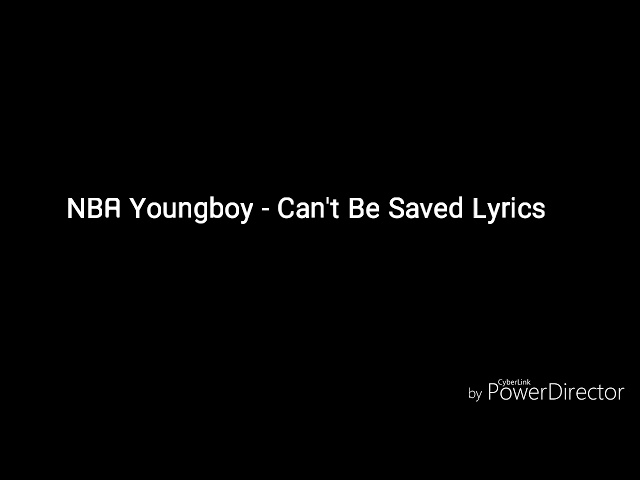 Can’t Be Saved Lyrics: NBA Song of the Year?