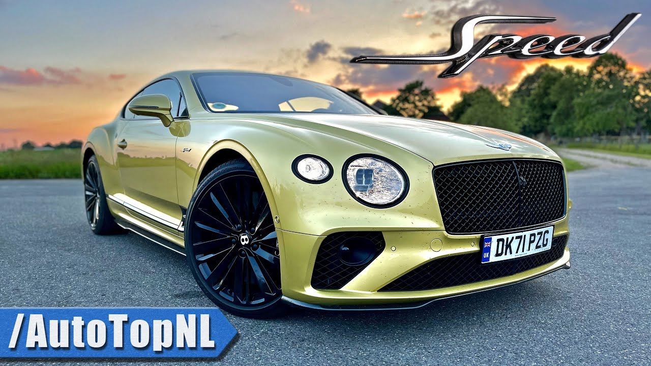 Bentley Continental GT SPEED *342km/h* REVIEW on AUTOBAHN by AutoTopNL