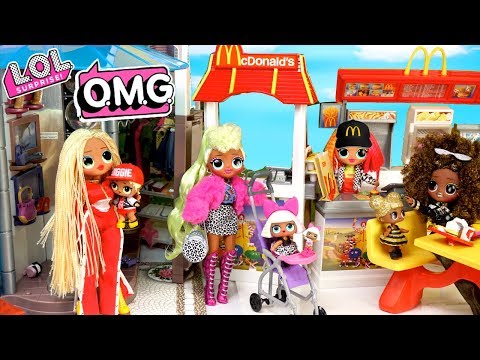 LOL Doll Family Summer Morning Routine - Shopping with LOL OMG Dolls - UCXodGGoCUuMgLFoTf42OgIw