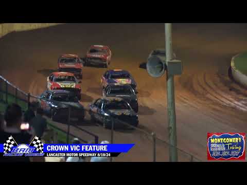 Crown Vic Feature - Lancaster Motor Speedway 8/10/24 - dirt track racing video image